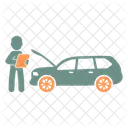 Inspection Car Automobile Icon