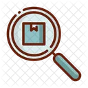 Inspection Searching For Delivery Service Searching Delivery Box Icon