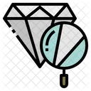 Inspection Diamond Gemology Icon