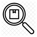 Inspection Searching For Delivery Service Searching Delivery Box Icon