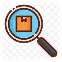 Inspection Searching For Delivery Service Searching Delivery Box Icon