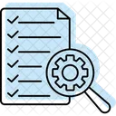Inspection Process Verification Icon