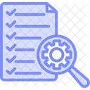 Inspection Process Verification Icon