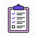 Inspection Sheet Inspection Checklist Icon