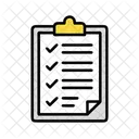 Inspection Sheet Inspection Checklist Icon