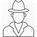 Inspektor Hut Beruf Symbol