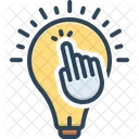 Inspirieren Anregen Ermutigen Symbol