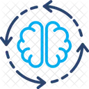 Inspirierend Denkweise Bewegung Symbol