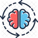 Inspirierend Denkweise Bewegung Symbol