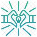 Inspirierend Inspirieren Beeindrucken Symbol
