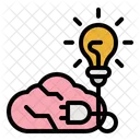 Inspirierend Inspiration Gehirn Symbol