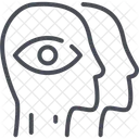 Inspirierende Vision Auge Ansicht Symbol
