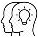 Inspirierende Vision Idee Gluhbirne Symbol