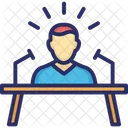 Inspirierender Appell Vortrag Offentlicher Redner Symbol