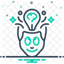 Inspiriert Ermutigt Kreativ Symbol