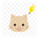 Cat Idea Creative Idea Icon