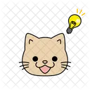 Cat Idea Creative Idea Icon