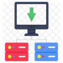 Instalacion Del Sistema Almacenamiento Del Sistema Descarga De Datos Icono