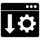Instalacion Web Configuracion Web Desarrollo Web Icono