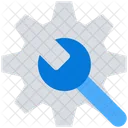 Settings Gear Wrench Icon