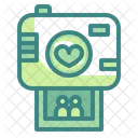 Camera Photo Heart Icon