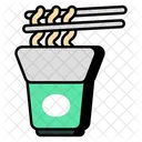Instant Noodles Edible Meal Icon