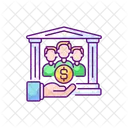 Crowdfunding Color Icon