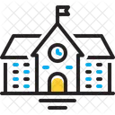 Institutional Architecture Building Icon
