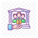 Institutioneller Spender  Symbol