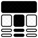 Instrucao Site Wireframe Ícone