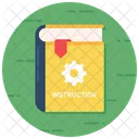 Guide Booklet Instruction Book Manual Text Icon