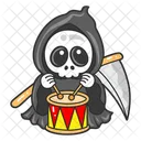 Angel De La Muerte Fantasma Halloween Icono