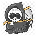 Anjo Da Morte Fantasma Halloween Ícone