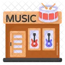 Music Shop Music Store Instruments Retail Icon
