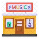 Music Shop Music Store Instruments Retail Icon