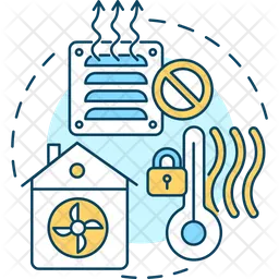 Insulate air ducts  Icon