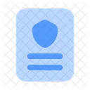 Insurance Document Security Icon