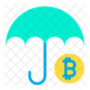 Bitcoin Insurance Bitcoin Protection Icon