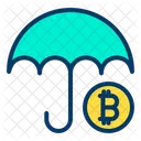 Bitcoin Insurance Bitcoin Protection Icon