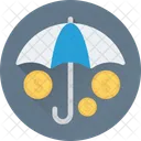 Insurance Business Coins Icon