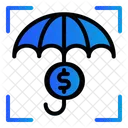 Umbrella Investment Money Icon