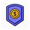 Insurance Dollar Security Dollar Protection Icon