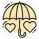 보험 피드백 우산 아이콘