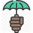 보험 공급자 우산 아이콘