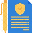 Insurance Privacy Policy Security Icon