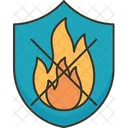 Insurance Fire Explosion Icon