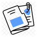 Insurance File Folder Record Icon