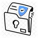 Insurance File Folder Record Icon