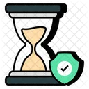 Security Time Protection Time Insurance Maturity Time Icon