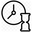 Deadline Hourglass Time Icon